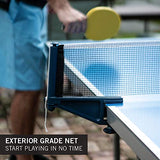 STIGA XTR Professional Outdoor Ping Pong Tables – All Weather Aluminum Waterproof Outdoor or Indoor Design with Net & Post - 10 Minute Easy Assembly Ping Pong Table with Compact Storage