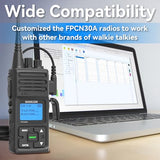SAMCOM Programmable UHF Two Way Radios Long Range for Adults School,9 Packs