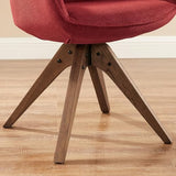 Art Leon Desk Chair No Wheels - Mid Century Modern Office Chair