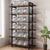 AY-AOYUAN Solid Wood Bookcase and Book Shelves Wood and Metal Shelving