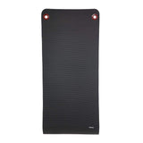 Power Systems Premium Hanging Club Exercise Mat, 56 x 23 x 3/8 Inches Thick, Jet Black (93834)