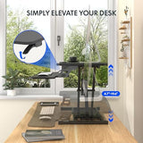 36-inch Standing Desk Converter Height Adjustable Sit to Stand Up Workstation