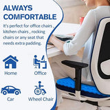 Egg Gel Seat Cushion, Breathable Gel Cushion Chair Pads with Non-Slip Cover for Home Office Car Wheelchair