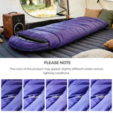 FARLAND Sleeping Bag for Adults, Cold Weather & Warm Plush Fleece-Lined Interior - Portable Waterproof Windproof with Compression Sack for Camping Hiking Traveling Indoor & Outdoor