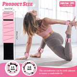 Ankle Weights Set of 2 (1 lb Each) Adjustable Wrist Weights for Women Men Wearable Arm Leg Weight for Pilates, Running, Walking, Workout, Yoga, Pink