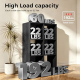 LUCKLIFE 6-Cube Storage Organizer, Stackable Modular Bookcase Shelf