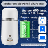 tenwin Fully Automatic Electric Pencil Sharpener for 7-12mm Pencils,