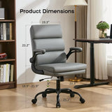 Office Chair Adjustable Desk Chair Mid Back Executive Comfortable mic Back
