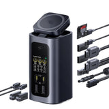 BGGJJ 15-in-1 Docking Station 160W USB C Hub with Qi2.2 25W Wireless 2 HDMI 4K@120Hz 60Hz Compatible with Laptop