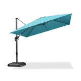 PURPLE LEAF Patio Umbrella Outdoor 10' x 10' Easy Assembly Turquoise