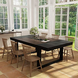 Large Rectangular Meeting Table, Modern Seminar Table for Office Meeting Conference Room