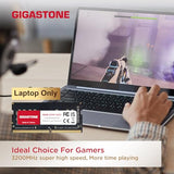 DDR4 RAM Laptop Only】 GIGASTONE 32GB Kit (2x16GB) DDR4 3200MHz (2933MHz or 2666MHz) PC4-25600 (PC4-23400