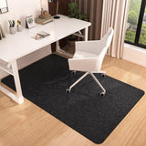 Office Chair Mat for Hardwood & Tile Floor, 55"x35" Computer Gaming Rolling Chair Mat (Black, 55"×35")