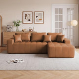 108-Inch Oversized Sectional Cloud Couch L-Shaped Right Facing Boneless Sofa W/Tufted Deep Seat & Chaise Lounge