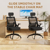 Office Chair Mat for Hard Floors 36 x 48 Inch, Clear Plastic Floor Protector for Rolling Desk & Computer Chairs
