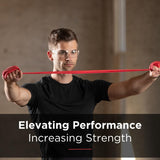 THERABAND Resistance Bands, 6 Yard Roll Professional Latex Elastic Band For Upper Body, Lower Body, & Core Exercise, Physical Therapy, Pilates, At-Home Workouts, & Rehab, Red, Medium, Level 3 Theraband