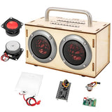 DIY Bluetooth Speaker Kit, Gray, with Metal Handle