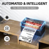 Label Printer, 4x6 Shipping Label Thermal Printer for Packages, Bluetooth Conection and Compatible with Android, iPhone