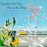 Mom Birthday Gifts from Daughter - Mom Gifts for Mother's Day Birthday - Sun Catchers Indoor Window Hummingbird Gift for Women Bird Lovers Mother Grandma Outdoor Garden Home Decor