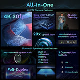 Zoom Conference Room Camera System Camera and Conference speaker with microphone Bundle for large Meeting Room