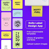 Rollo Wireless Shipping Label Printer - Wi-Fi Thermal Label Printer 4x6 for Shipping Packages
