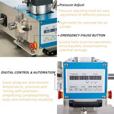 PUQEOAO 20x28 Pneumatic Dual Platen Auto Heat Press Machine Commercial g Function, Sublimation Transfer for ProfT-Shirt Printing Press with Adjustable