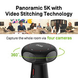 Panoramic 360-Degree Conference Camera, USB-C Plug'n'Play, Multiple AI Mode, w/Speaker