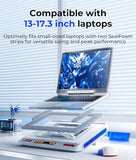 llano V10 Gaming Laptop Cooler, RGB Laptop Cooling Pad Stand with Powerful 4.72 Inch External Turbo Cooling Fan