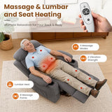 Electric Power Lift Recliner Chair Sofa with Massage and Heat for Elderly