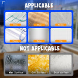 CosyGo Clear Removable Mounting Putty with Pull Tab, Heat/Waterproof Double Sided Adhesive Dots, Museum Stick Tack & Earthquake Putty for Displays, Posters, Wall Decor & Crafts, 0.39" x 0.78"(126 Pcs)
