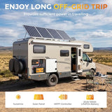 Rvpozwer 24V 100Ah LiFePO4 Battery, Built-in 100A BMS, 2560Wh Deep Cycle