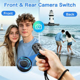 duskeep Bluetooth Camera Remote Shutter with Zoom for iPhone Android, Vlogs