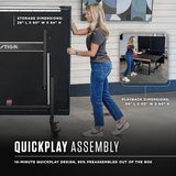 STIGA Carbon Series Indoor Ping Pong Tables with 15mm - 18mm Performance Top, QuickPlay Assembly, Built-in Ball Storage, Foldable Playback Mode & Lockable Casters