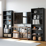 Bookshelves and Bookcases Floor Standing 6 Tiers Display Storage Shelves 70 in Tall Bookcase