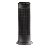 Honeywell Digital Ceramic Tower Heater, 1500 Watt, Oscillating Ceramic Space Heater with Thermostat, Two Heat Settings, Medium Room, Black