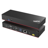 Hybrid USB-C with USB-A Adapter Docking Station for Lenovo Laptops, Dual Monitor