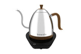 Brewista Artisan Electric Gooseneck Kettle, Water Boiler with LCD Panel, Precise Temperature Control, Fast Boiling and Keep Warm Settings for Pour-Over Coffee & Tea, Café, 1 Liter (Mirror Polished)