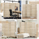 HOMCOM Room Divider, 6 Ft 6 Panel Folding Privacy Screen