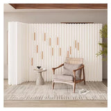 Foldable Soft Paper Screen, Temporary Room Divider for Living Room
