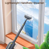 ScrubWiz Steam Mop with Detachable Handheld Steam Cleaner, 10-in-1 Multi Accessories, Quick 10s Heat, 350ml and 2-Level Steamer for Cleaning Floor, Carpet, BBQ Grill, Tile, and Grout, Gray