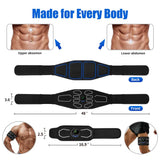 MarCoolTrip MZ Electronic Muscle Stimulator, Abs Stimulator Muscle Toner, Ab Machine Trainer for All Body, Fitness Strength Training Workout Equipment for Men and Women MarCoolTrip MZ