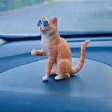 Fun Cat Car Decorations - Rear View Mirror Ornament & Interior Accessories