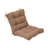 Chair Seat Cushion Thick Rocking Ergonomic High Back Polyester Padding with Secure Ties Suitable for School Living Room