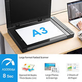 Auto-Scan, Document & Photo & Book Scanner, Design for Library, School and Soho. Supports Windows & Mac