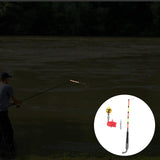 Kisangel Fishing Bite Alarm with Led Light Sensitive Electronic Fish Bite Indicator for Carp Bank Ice Fishing and Alerts Pack of 4