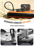 JivDaw Electric Paddle Board Pump, High Pressure 20 PSI Rechargeable SUP Pump with Intelligent Dual-Stage Inflation & Deflation, Auto-Off for Surfing Kites, Tents, Boats and Stand Up Paddle Boards