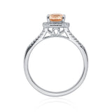 Oseew Morganite Rings for women 14k gold Gold morganite rings for women 10k gold morganite rings for women