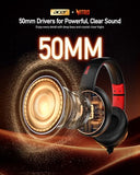 PS5 Headset with 2.4GHz for Ps5, Ps4, PC, Switch, Bluetooth 5.3 + 100Hrs Gaming Headphones with Noise Canceling Mic for Laptop