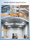 ONLYLUX 350W UFO LED High Bay Light 52500LM 5000K High Bay LED Shop Lights