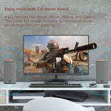 Computer Speakers with Wireless Touch Control Pod for PC Laptop/Desktop Wireless Stereo Gaming Speakers